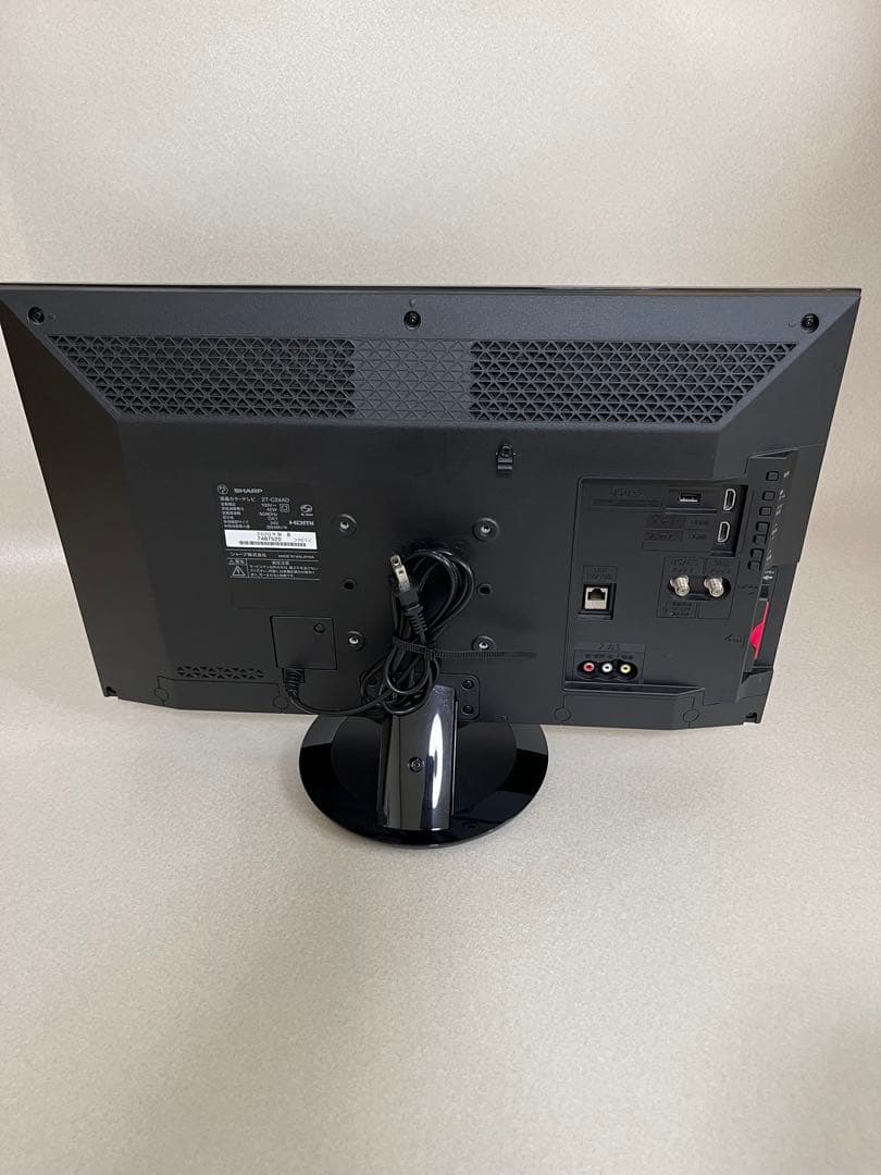 SHARP 液晶テレビ 2T-C24AD 24インチ 2020年製 ブラック