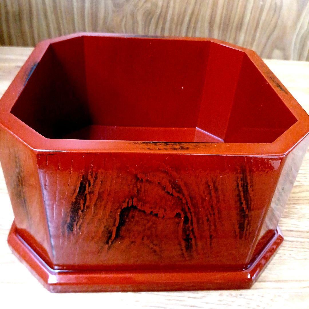伝統工芸 根来塗 漆器 八角形 火入れ 火鉢 灰入り 骨董品 - メルカリ