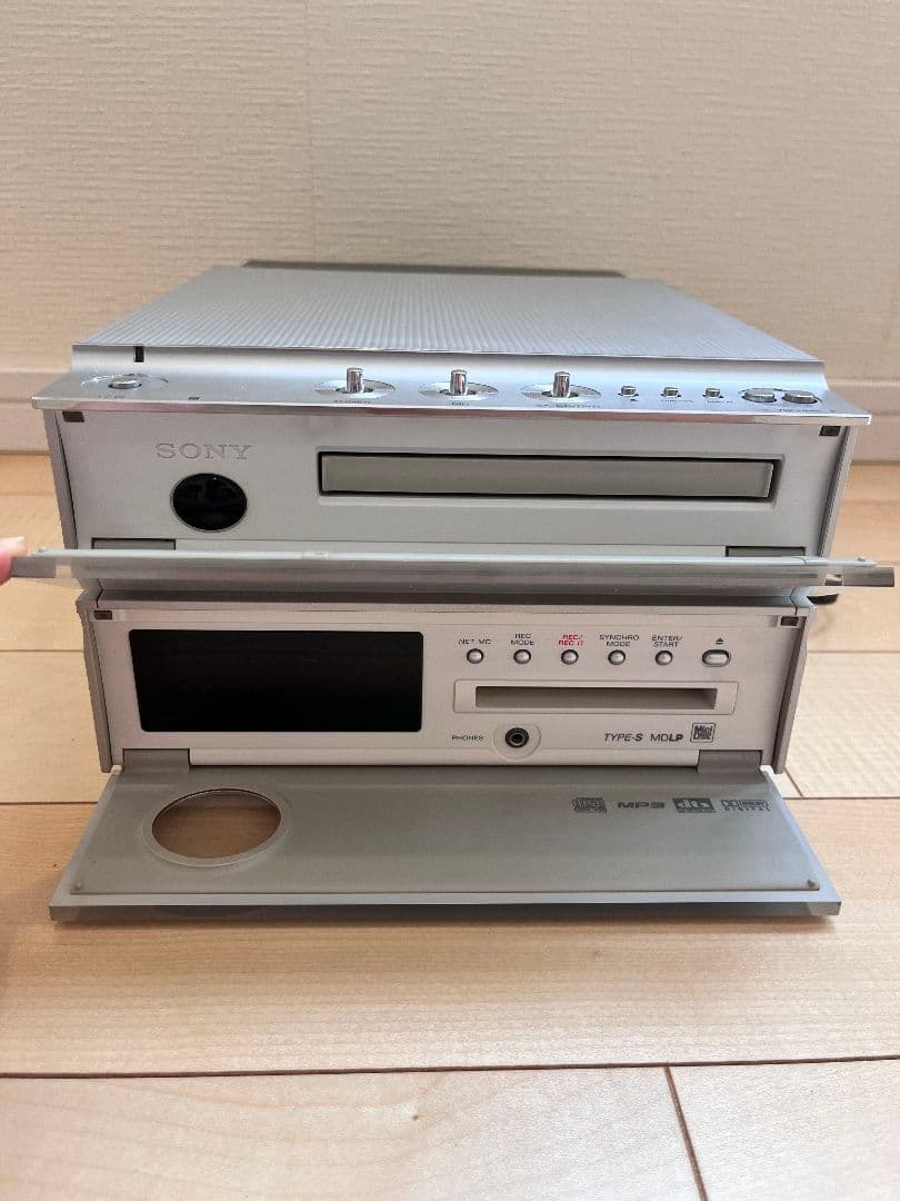 SONY DVDコンポ シルバー