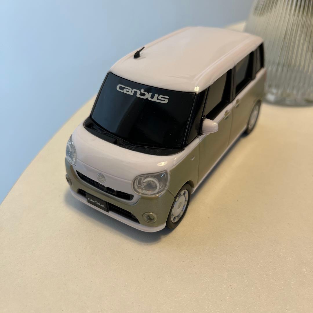 DAIHATSU ムーヴキャンバス プルバックカー ミニカー 非売品 ベージュ