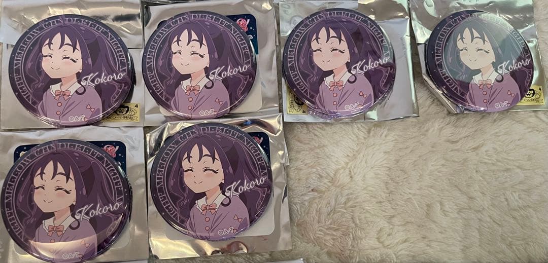 キミプリ 紫雨こころ mellow candlelit night 缶バッジ - メルカリ