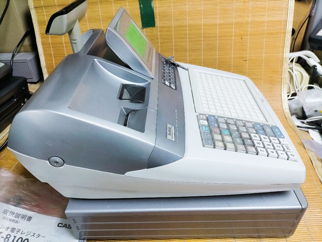 カシオレジスター TK-8100 店名設定無料 最上位 98105 - メルカリ