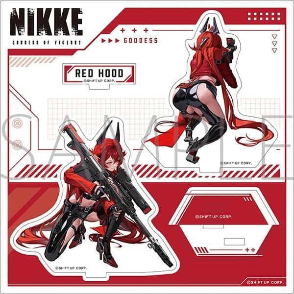 NIKKE】レッドフード 背中で魅せるアクリルスタンド - メルカリ