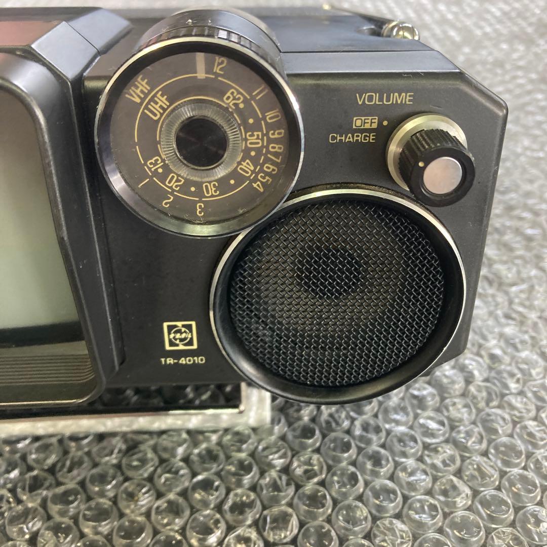 ナショナル　1979年製　小型ブラウン管白黒テレビ　TR-4010
