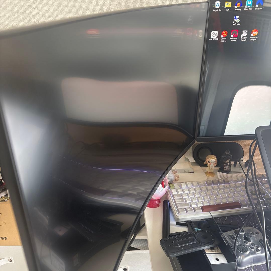 Msi Mag32c6x モニターアームセット - メルカリ