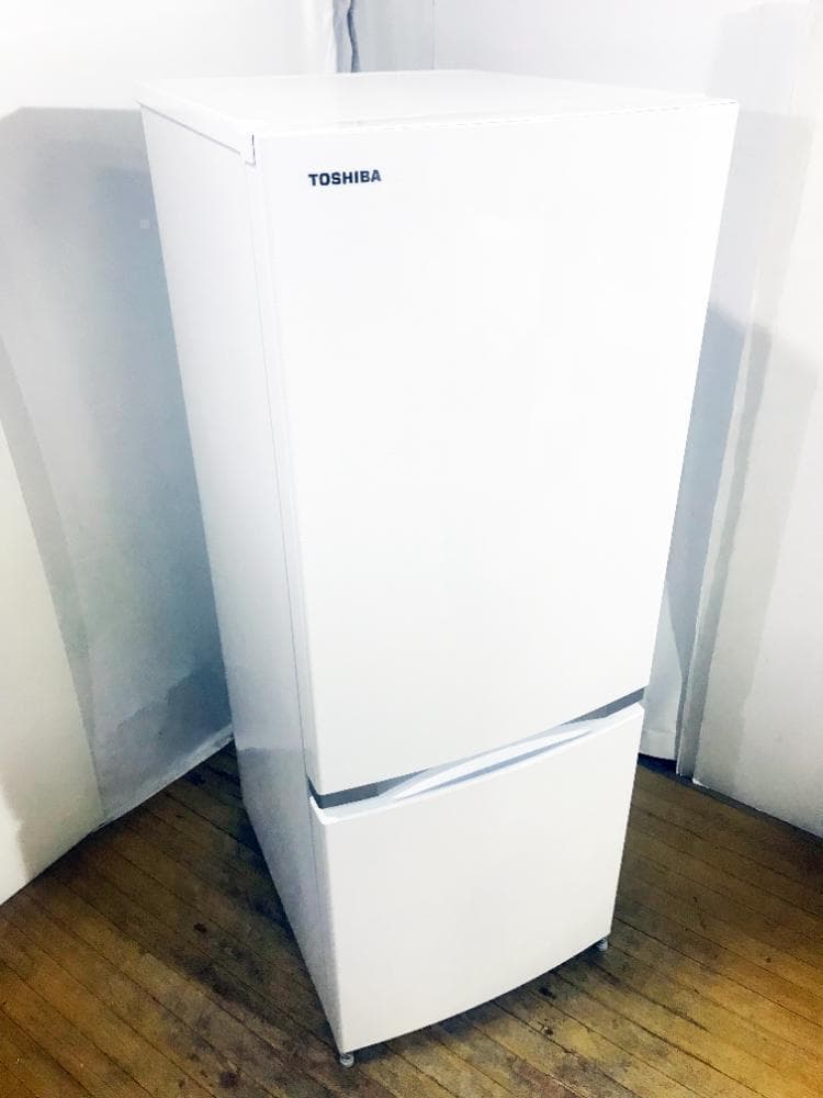 本州外30日迄！送料無料★東芝 153L 冷蔵庫【G-M15BS-W】