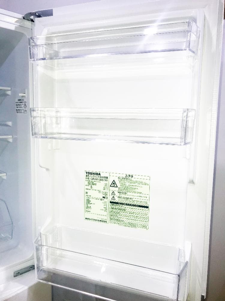 本州外30日迄！送料無料★東芝 153L 冷蔵庫【G-M15BS-W】