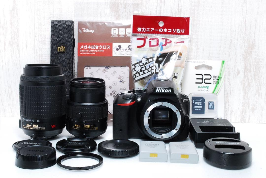 Wi-Fi搭載✨32GSDカード付✨ Nikon D5500 ダブルズームキット