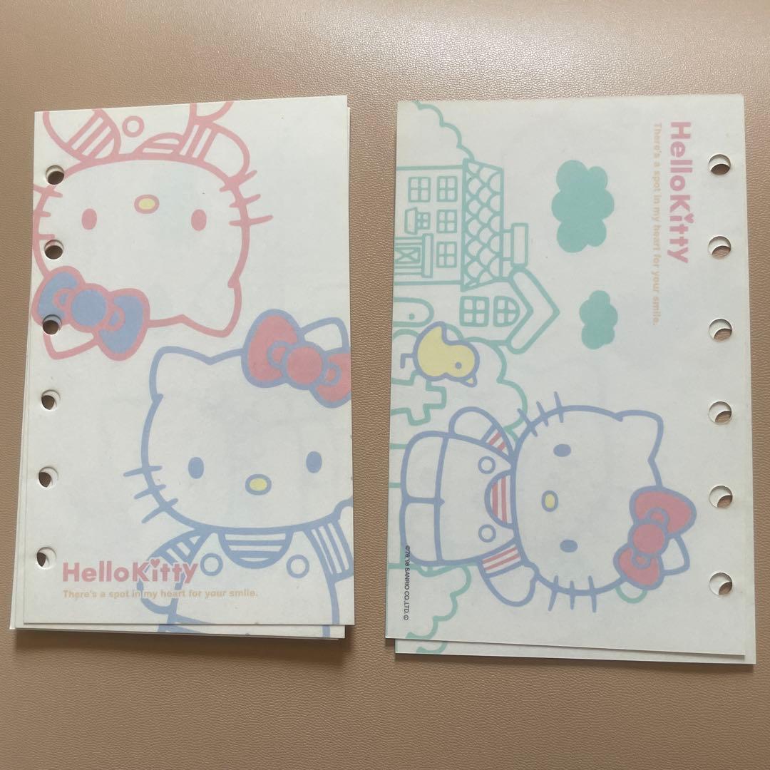 ハローキティ ミニ6 システム手帳 リフィル 平成レトロ - メルカリ