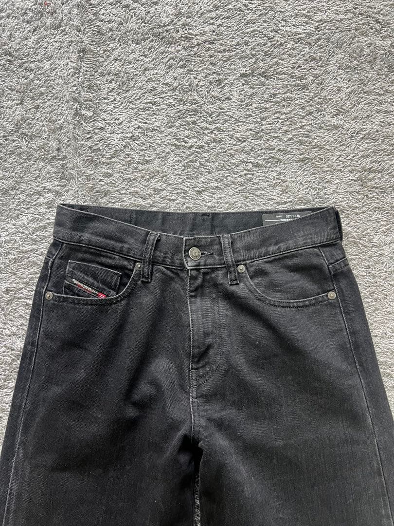 パンツ \"DIESEL\" Black Wide leg Denim