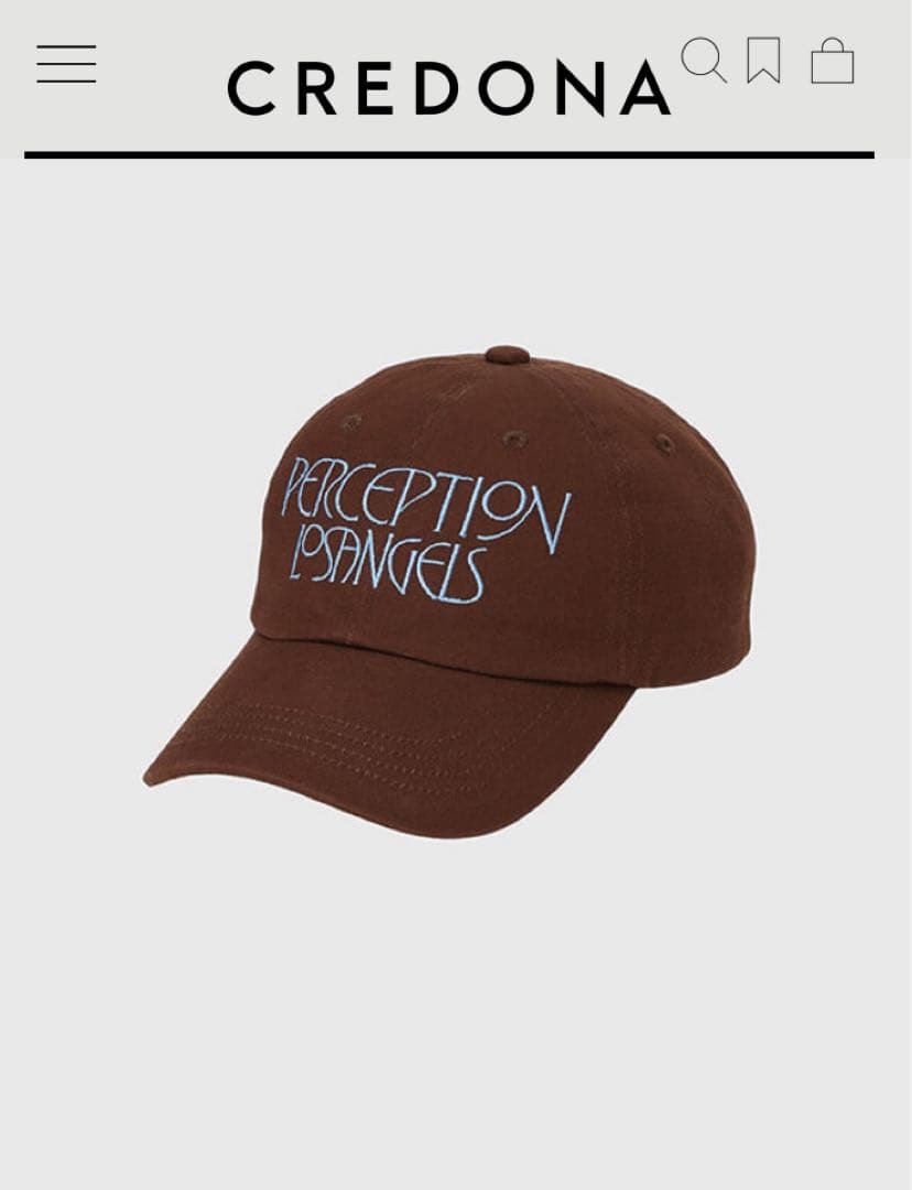 新品未使用 CREDONA / THE C】MESSAGE CAP ブラウン - メルカリ