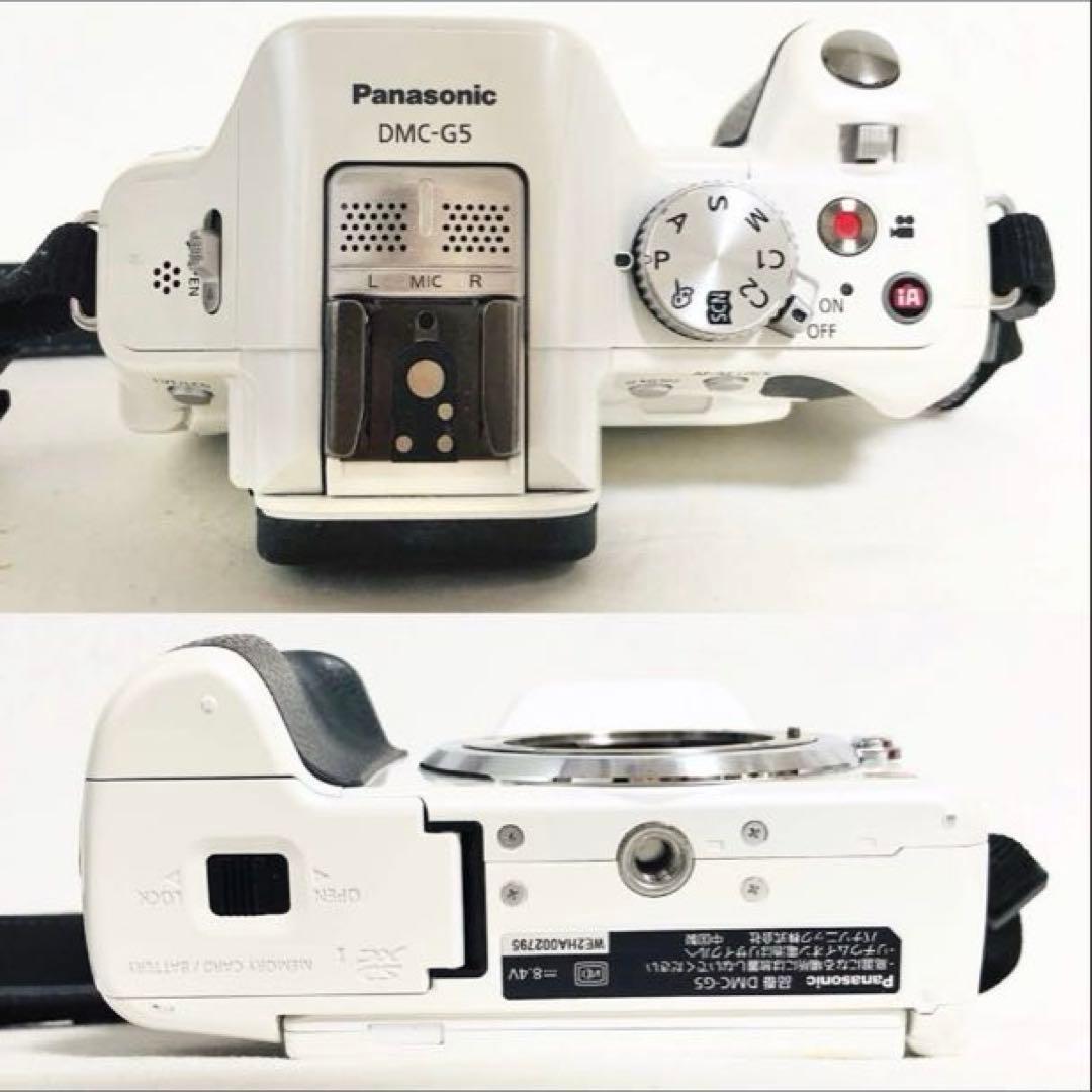 Panasonic DMC-G5W ミラーレス一眼 ホワイト