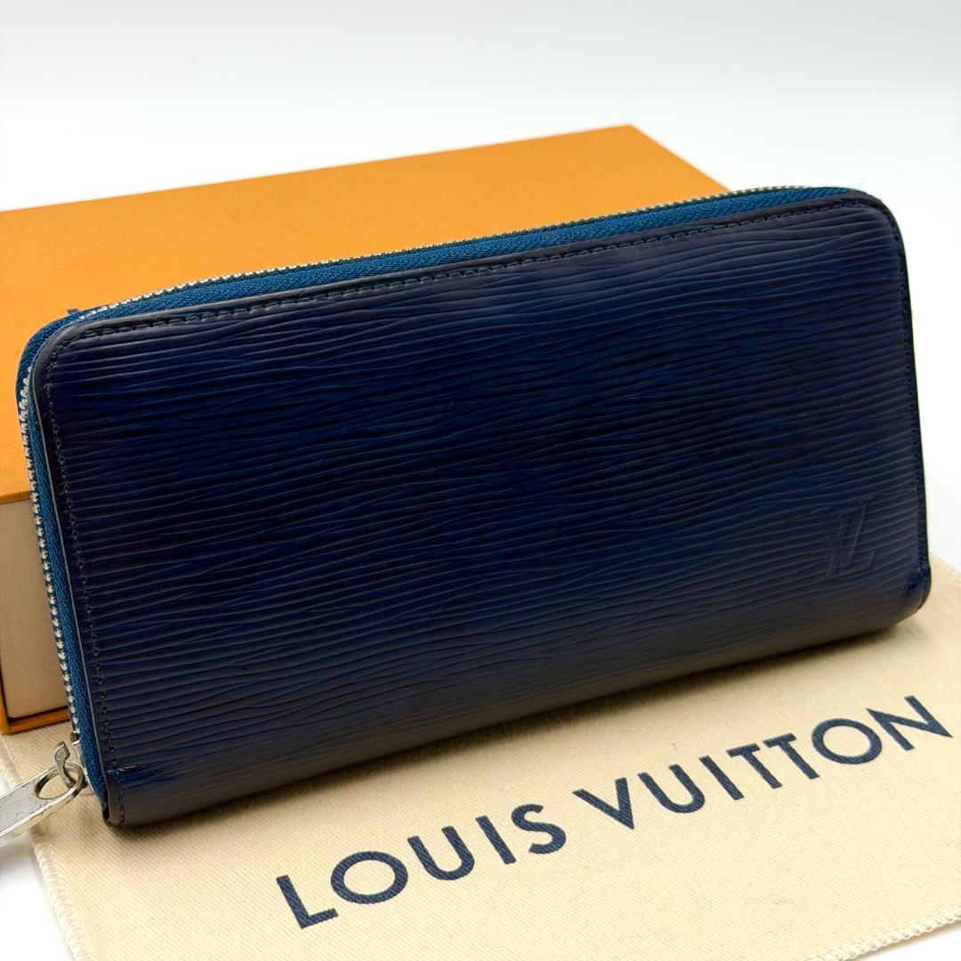 ルイヴィトン エピ ジッピーウォレット アンディゴブルー 新型 NM 長