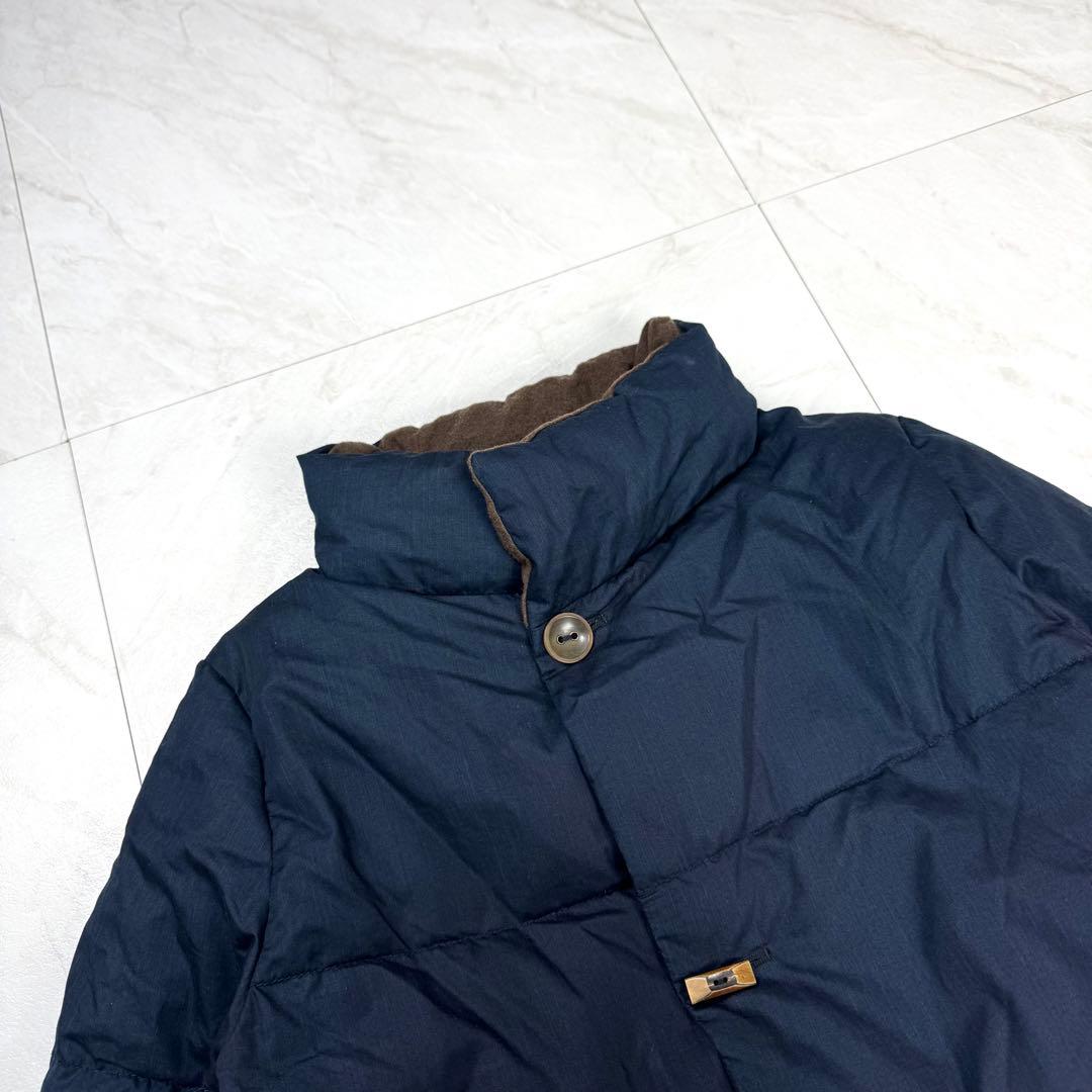 パラスパレス インディゴ コットン ダウンジャケット サイズ0 - メルカリ