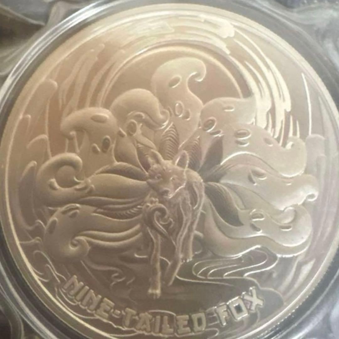 ラスト1点 2023年 サモア 九尾の狐銀貨 1オンス カプセル付き - メルカリ