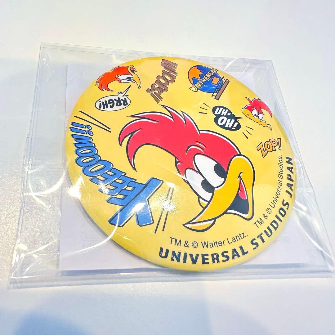ユニバ USJ 限定 ウッドペッカー 缶バッジ - メルカリ