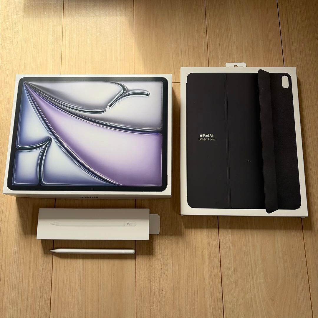 13インチiPad Air M3 + 純正カバー + ApplePencil