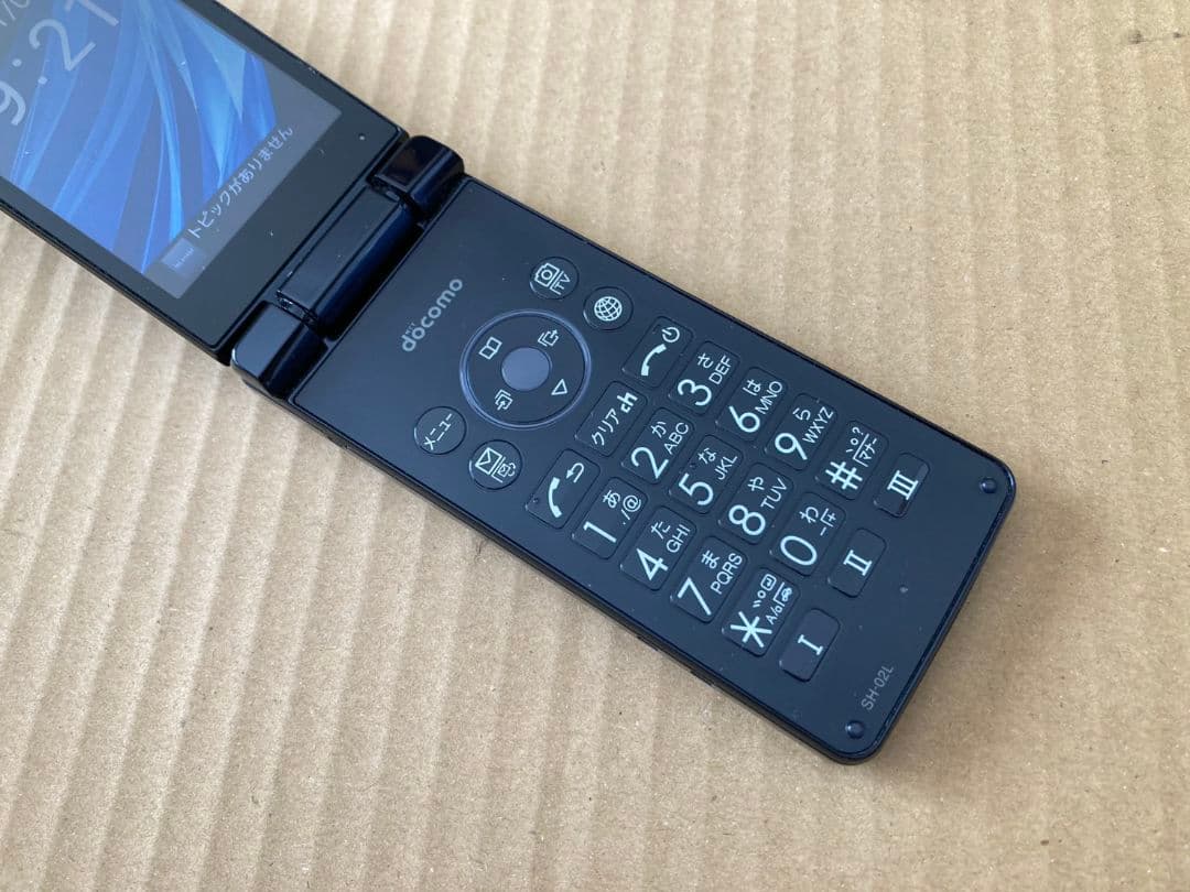 美品 L389 ドコモ AQUOSケータイ SH-02L ガラホ simフリー