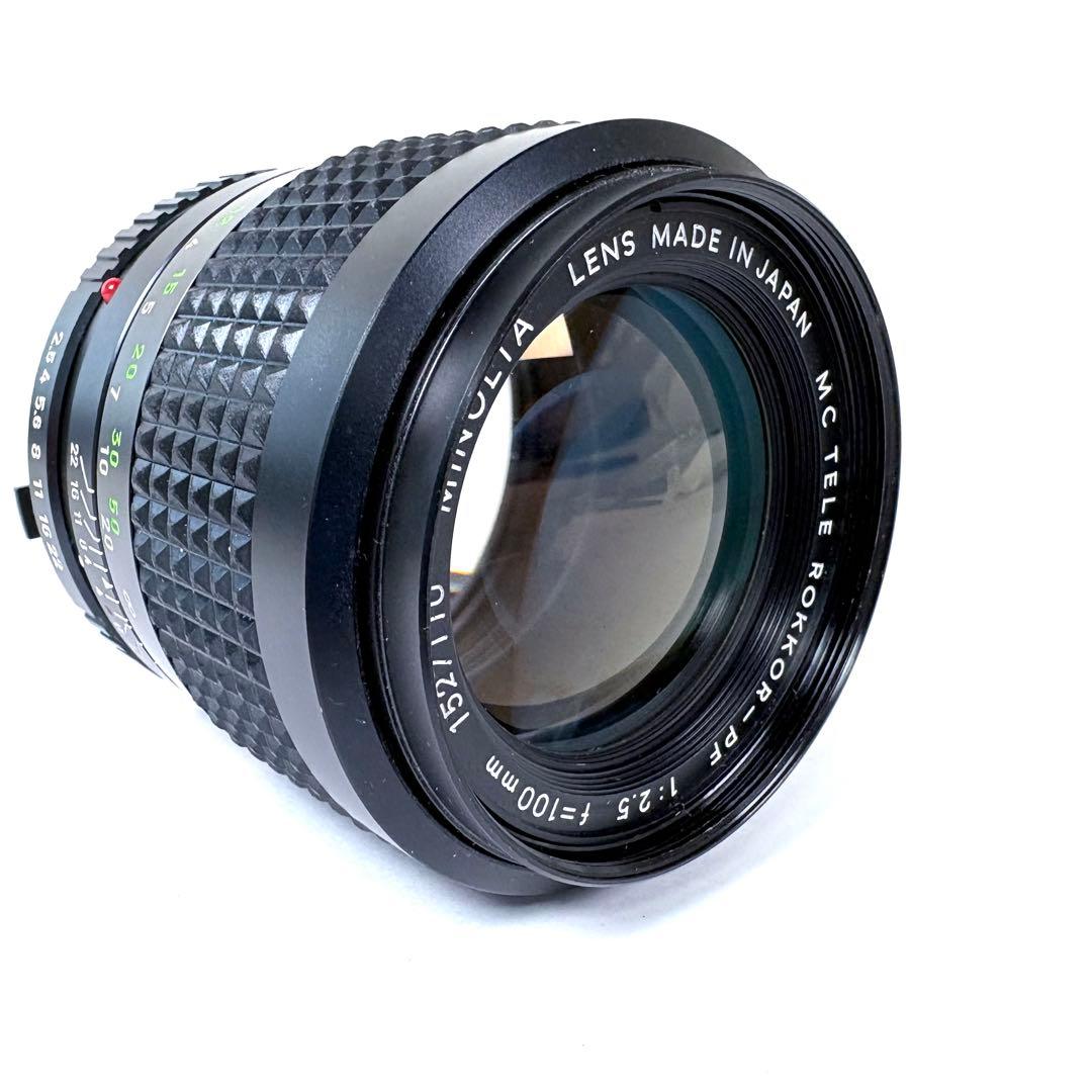 レンズ(単焦点) MINOLTA MC TELE ROKKOR-PF 100mm F2.5