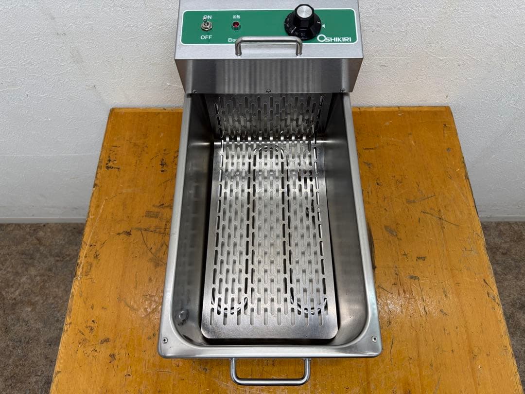 押切電機業務用電気フライヤー卓上100V厨房飲食店OFT-140