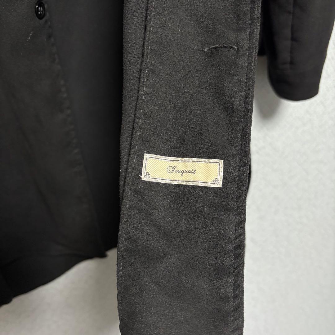 iroquois 382204：E/SUEDE LONG SHIRT black - メルカリ