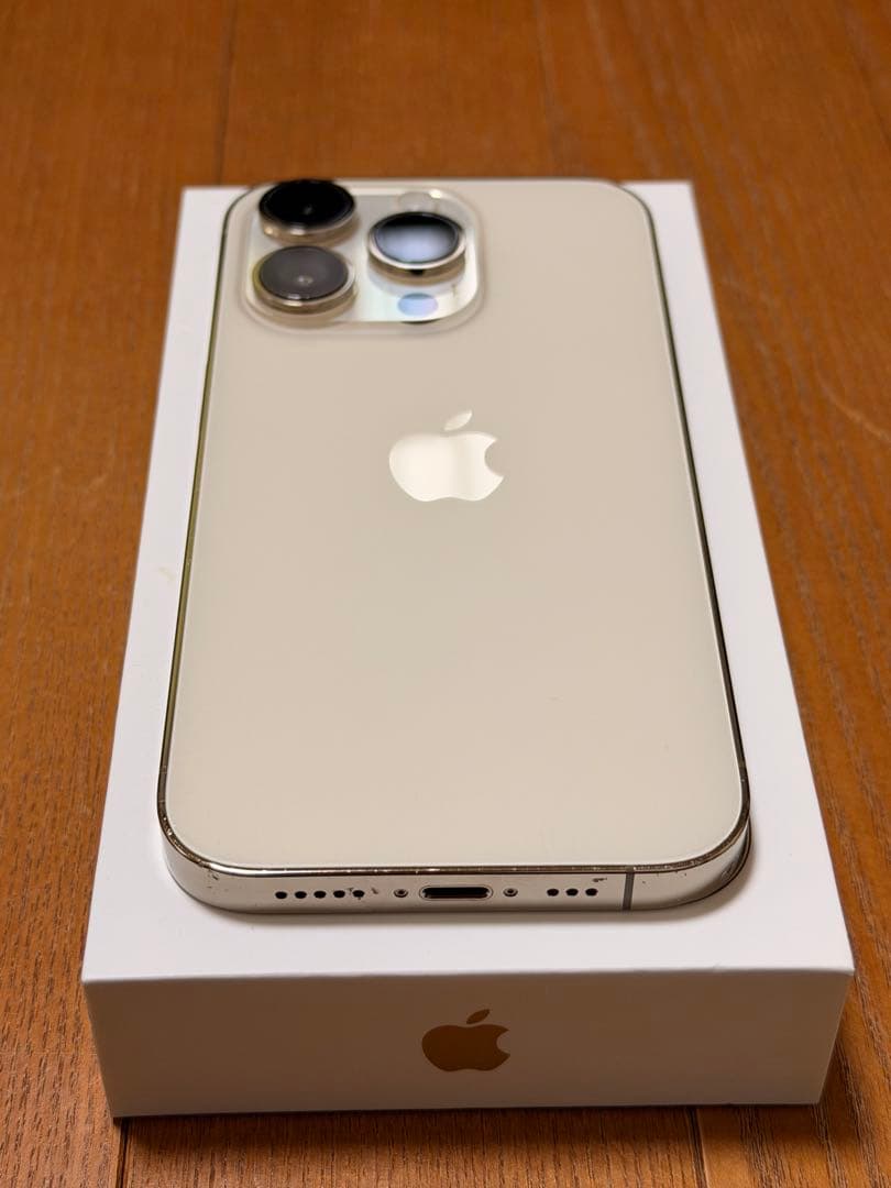 【iPhone 14pro】バッテリー新品100% 256GB ゴールド