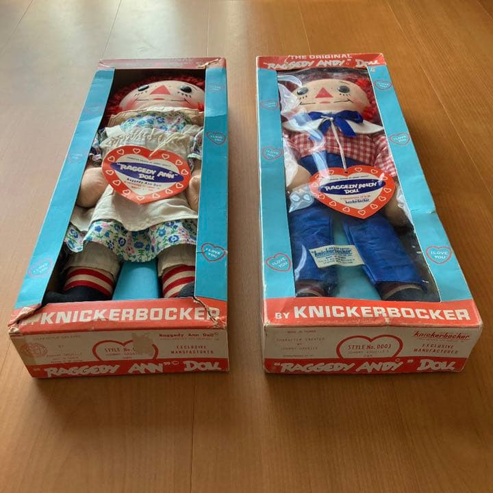 激レア 箱入り ラガディ アン＆アンディ ヴィンテージ ペア ドール