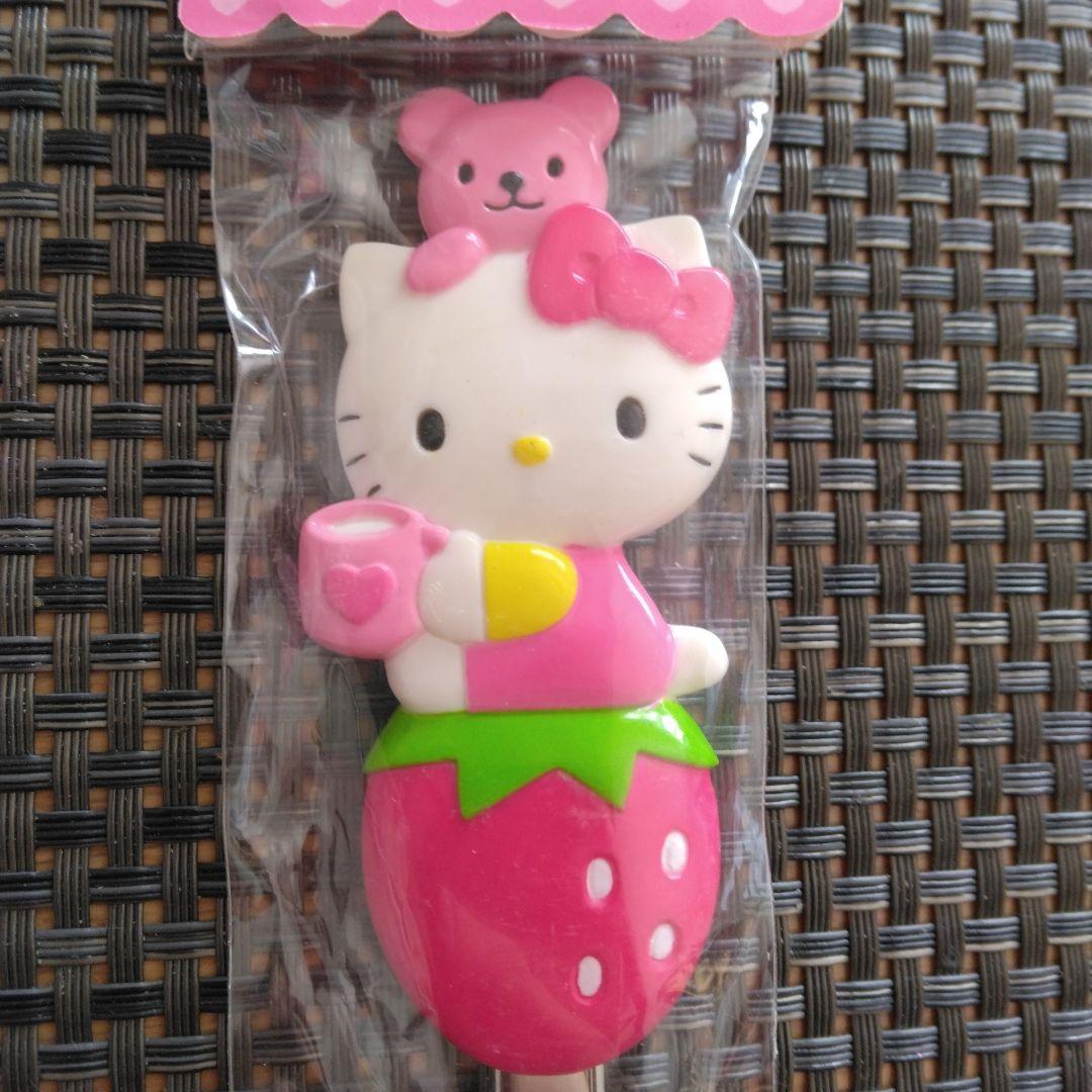 ハローキティ マスコットイチゴ型スプーン サンリオ2004年製 - メルカリ