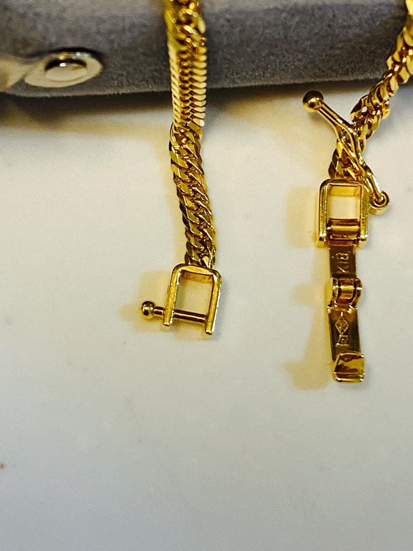 【極美品】18金喜平ネックレス6面W 10.2ｇ50cm