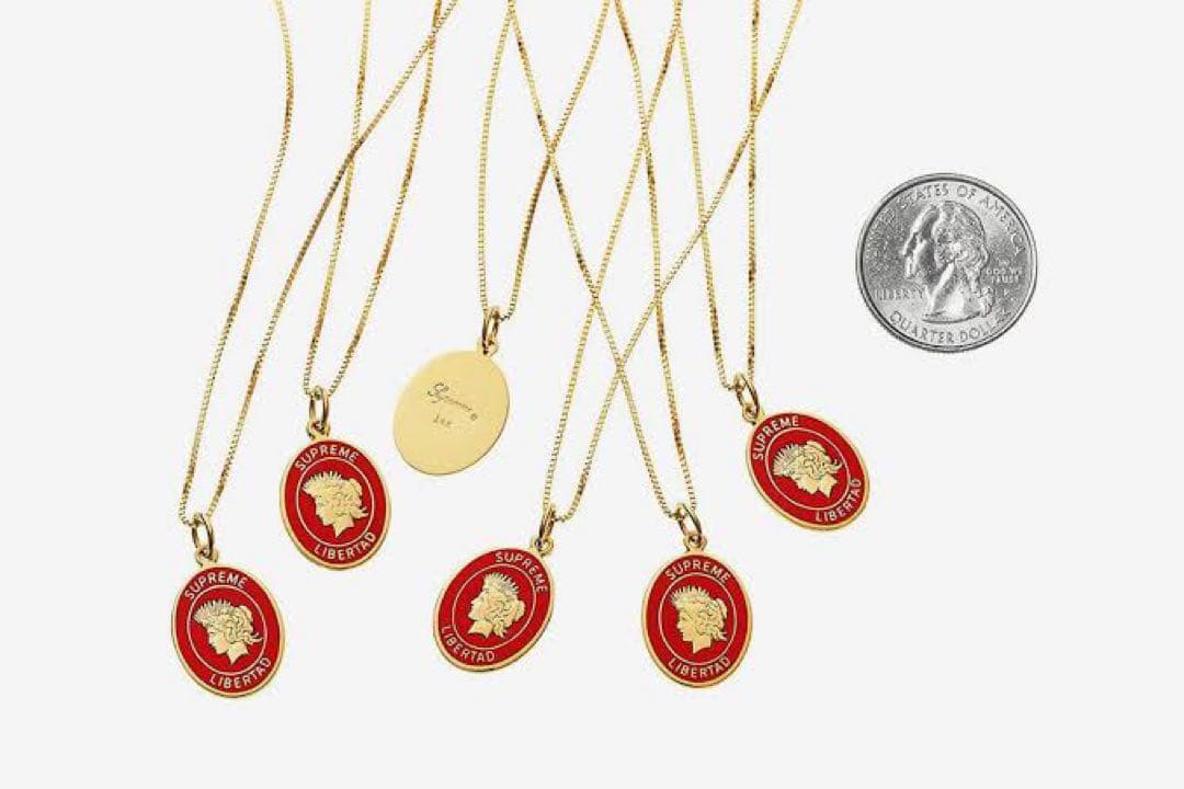SUPREME LIBERTAD 14K GOLD Necklaceネックレス - メルカリ