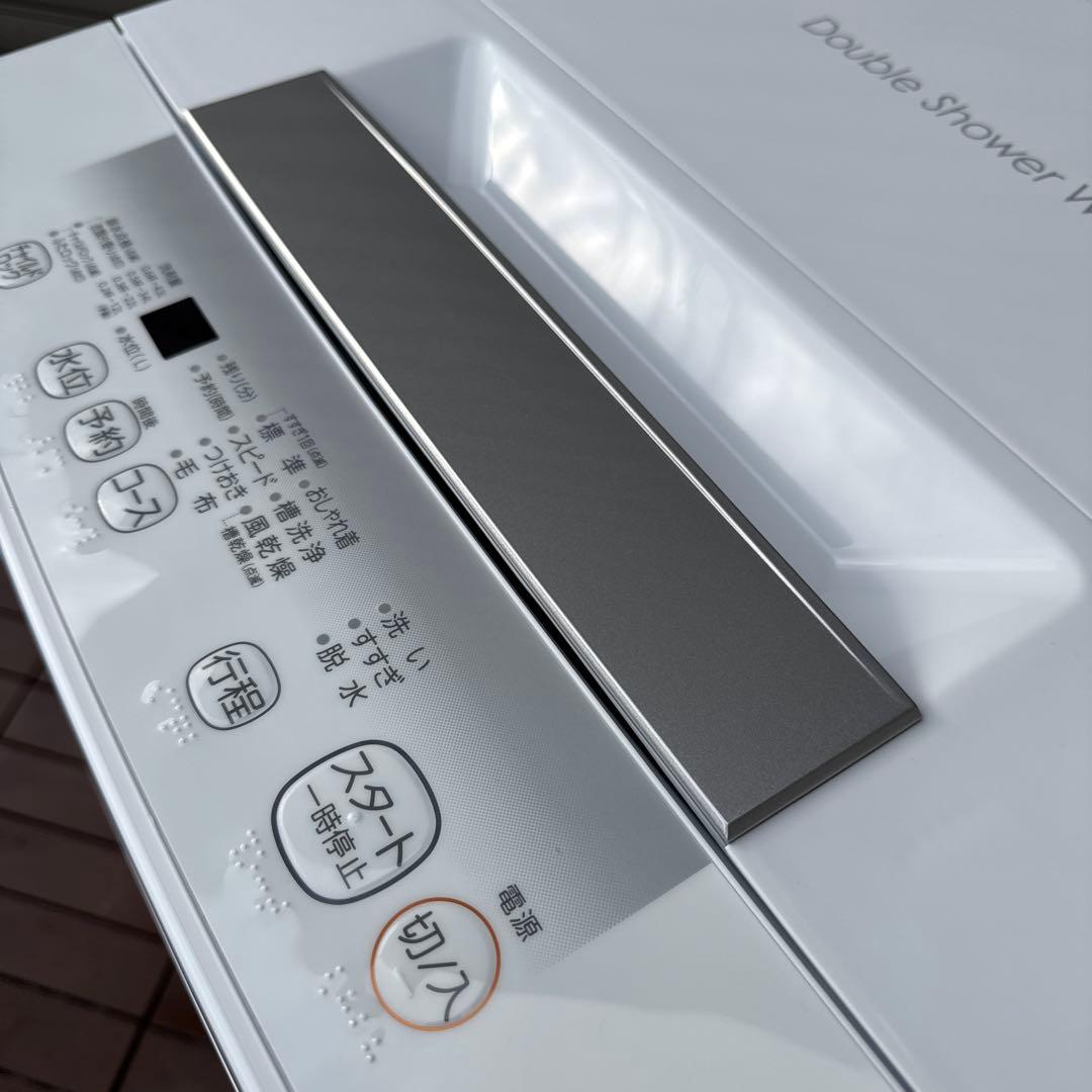 極美品 TOSHIBA 2024年製 洗濯機 4.5kg 簡易乾燥機能付