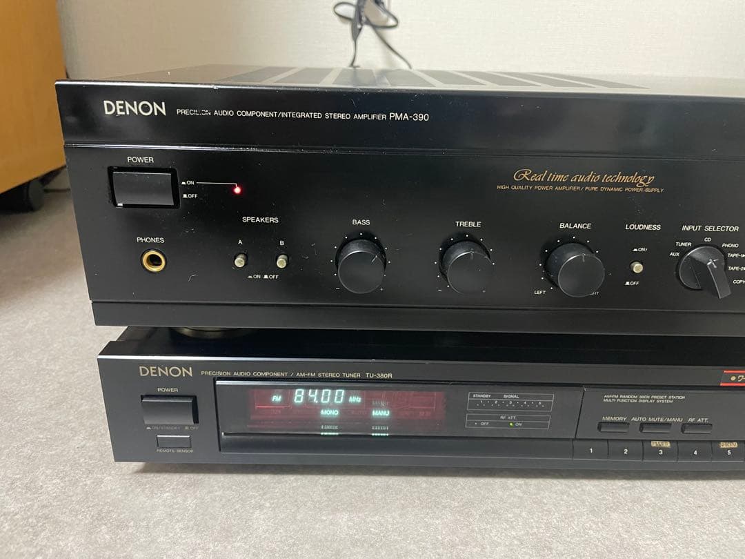 DENON PMA-390 ステレオアンプDENON TU-380R チューナー