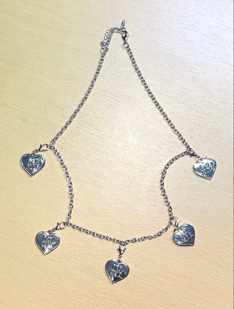 アクセサリー human made five heart necklace \"silver\"