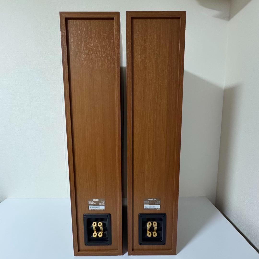 DENONトールボーイスピーカーSC-T33 ペア 木目調