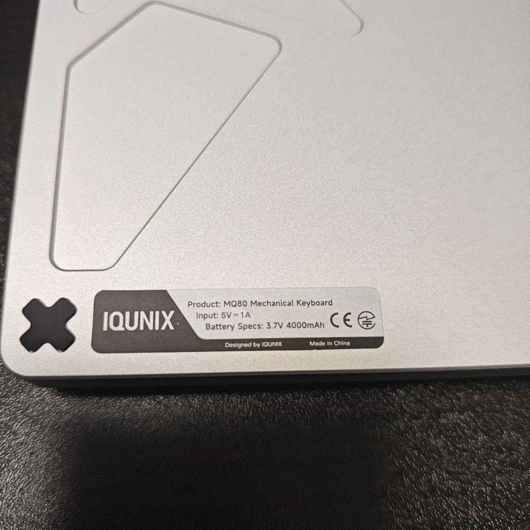 IQUNIX MQ80 ホワイト メカニカルキーボード
