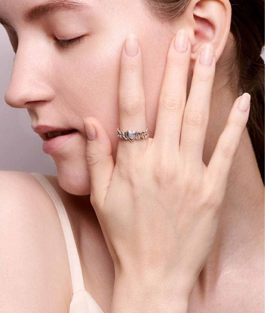 NOJESS｜シルバー リング｜Bon Chanceハート型｜13号 - メルカリ