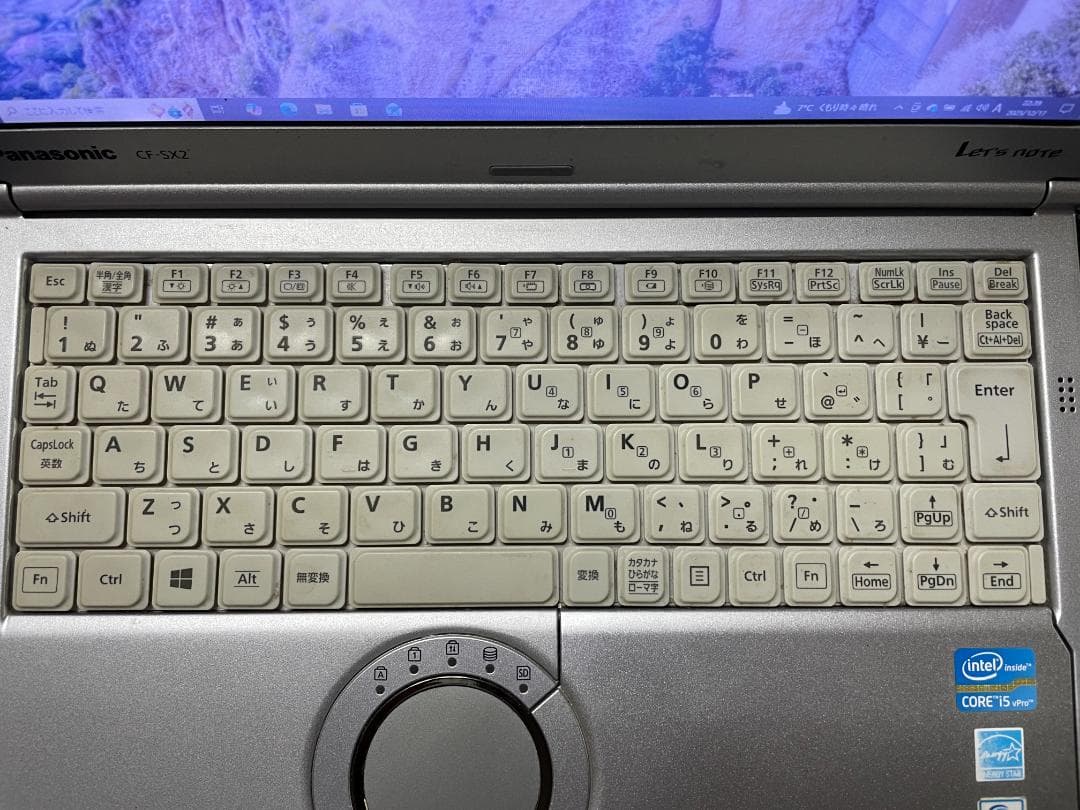 Panasonic Let's note CF-SX2 + 純正予備バッテリー