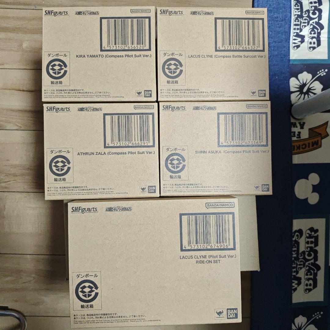 S.H.Figuarts ラクス 陣羽織、パイロットスーツ、キラ、アスラン、シン