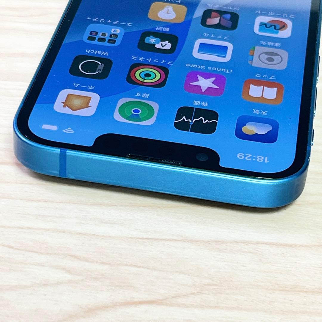 【美品】Apple iPhone 13 mini 本体 ブルー 256GB