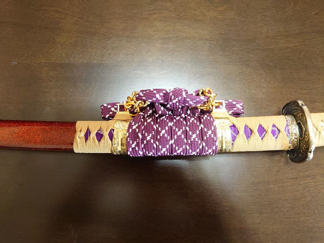 【希少】赤瀬毅監修フランクリンミント×久月謹製　儀礼用本太刀飾太刀　本鮫皮使用