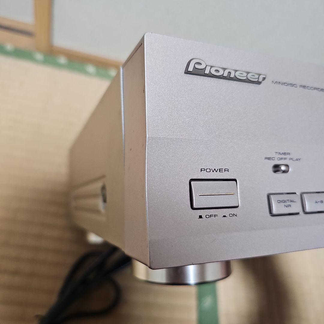 実働！■Pioneer MJ-D5 ミニディスクレコーダー　MD