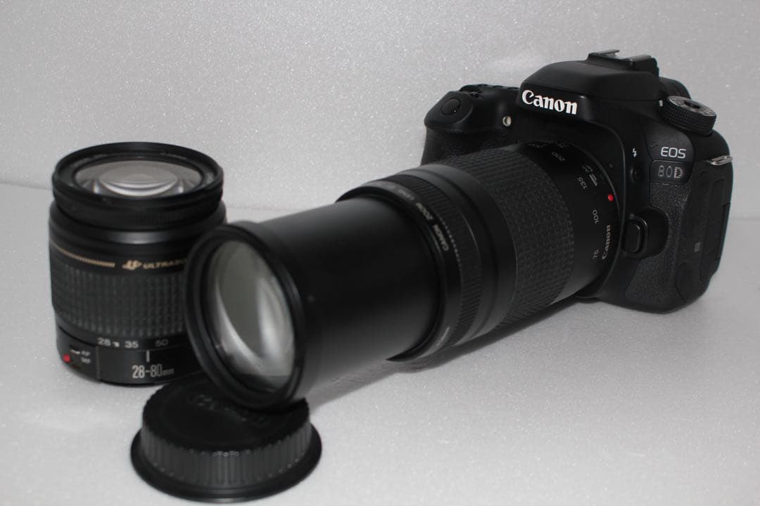キャノン Canon EOS 80D 標準&望遠ダブルレンズセット