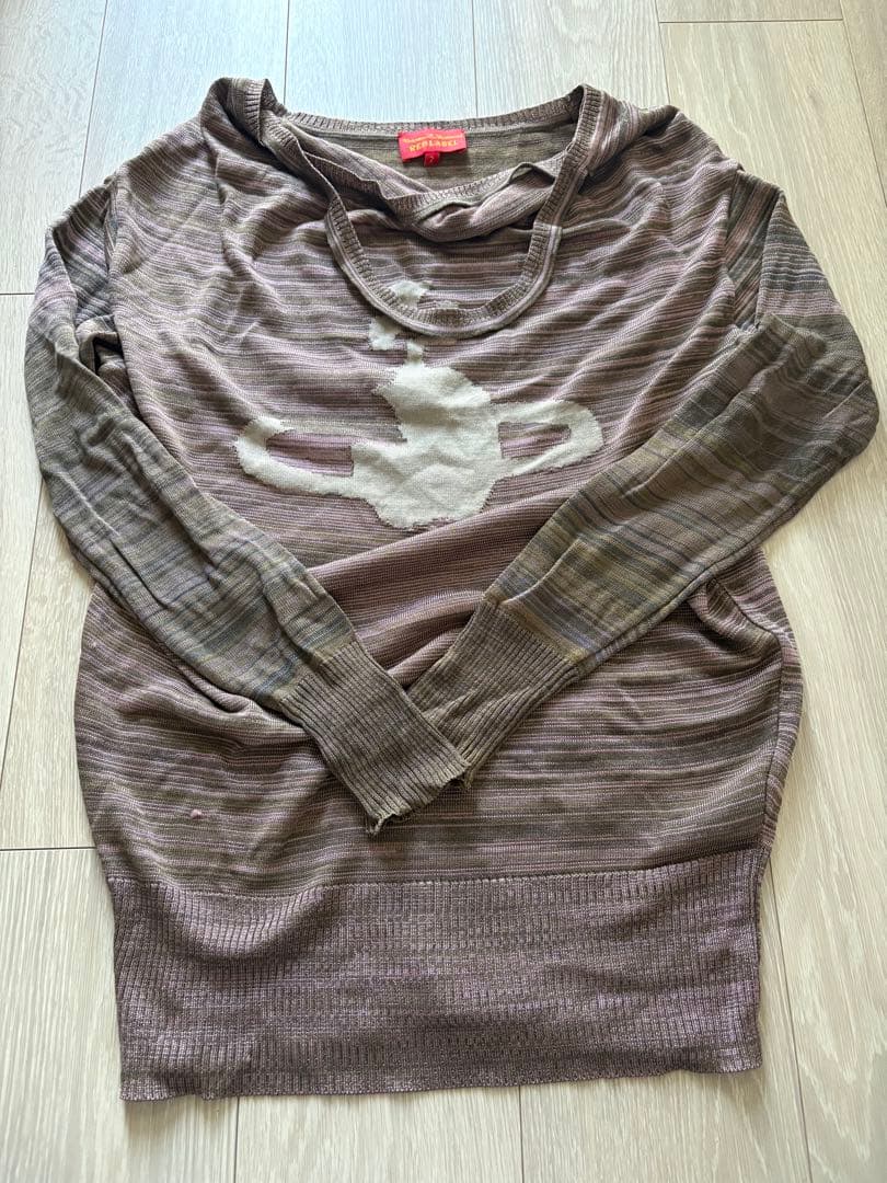 Vivienne Westwood RED LABEL 長袖ニット 2サイズ 中古・古着通販】Vivienne Westwood RED LABEL (ヴィヴィアンウエスト