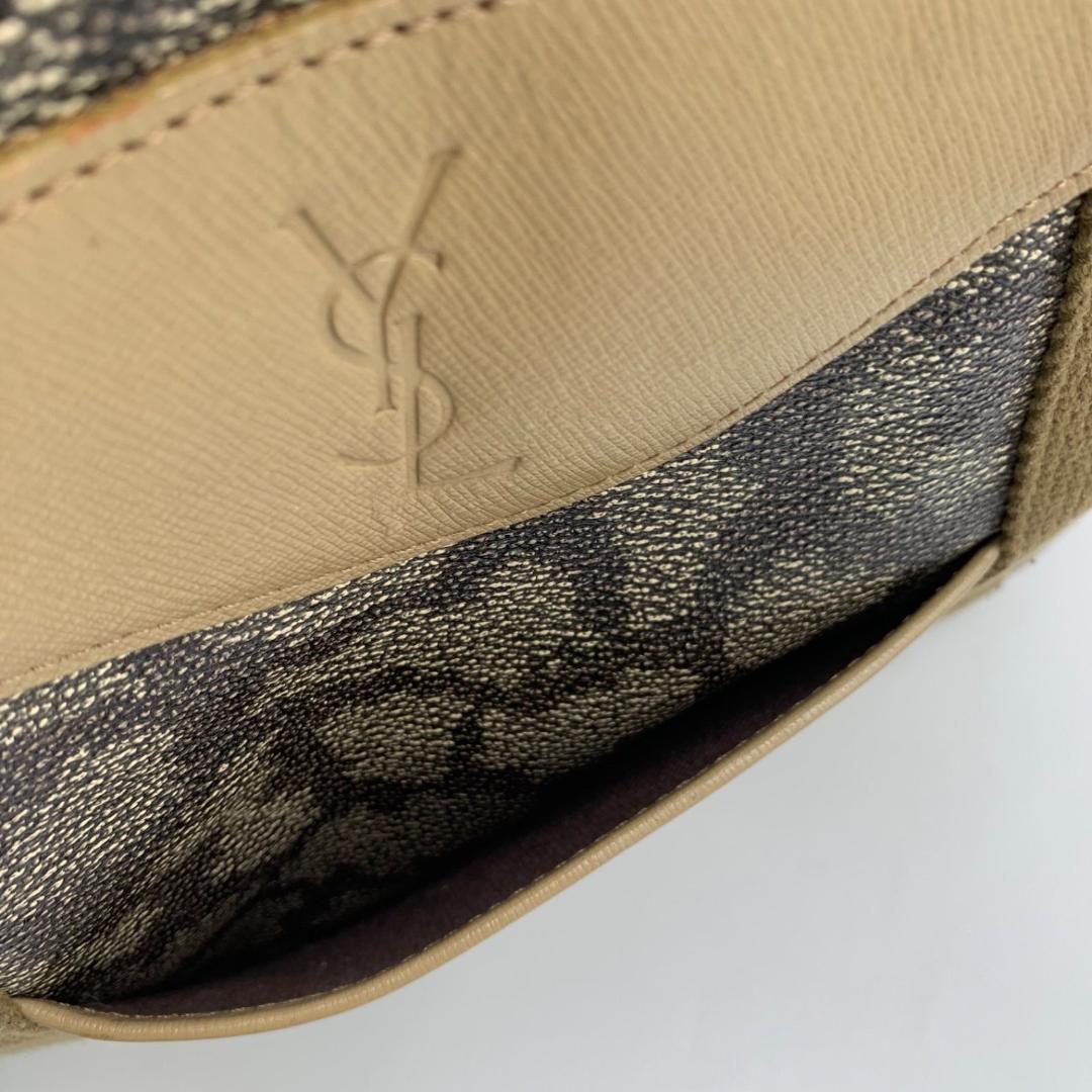 極美品✨YSL イヴサンローラン ボストンバッグ 肩掛け 大容量 ジラフ柄