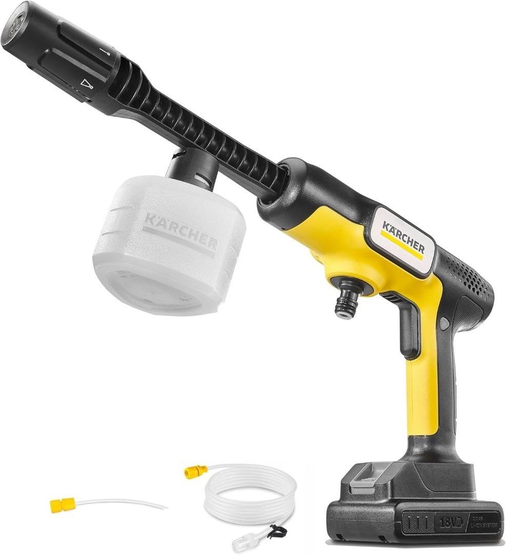 ケルヒャー OC 5 Handy CB コードレス高圧洗浄機 ケルヒャー、電源・水源不要なモバイル高圧洗浄機「OC 5 Handy CB