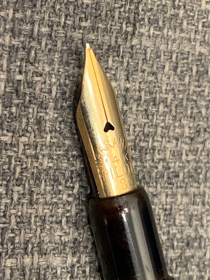 激レア正規未使用 パイロット万年筆 ザ・ペン武蔵 つけペン 吉川英治