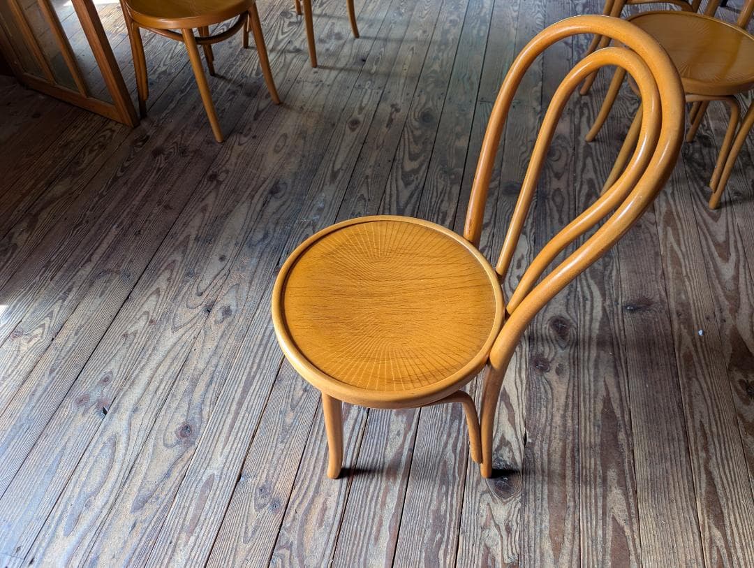 オリバー　曲げ木椅子　４脚セット oliver オリバー 曲げ木 木製 座椅子 8脚セット 座敷椅子 チェア