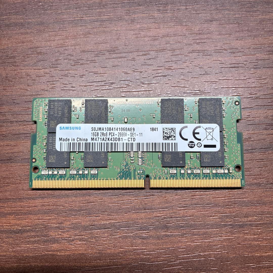 と*こ様 Samsung メモリー 32GB DDR4 2666MHz 16GB