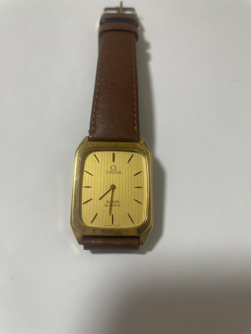 オメガ 時計 ゴールド 2針