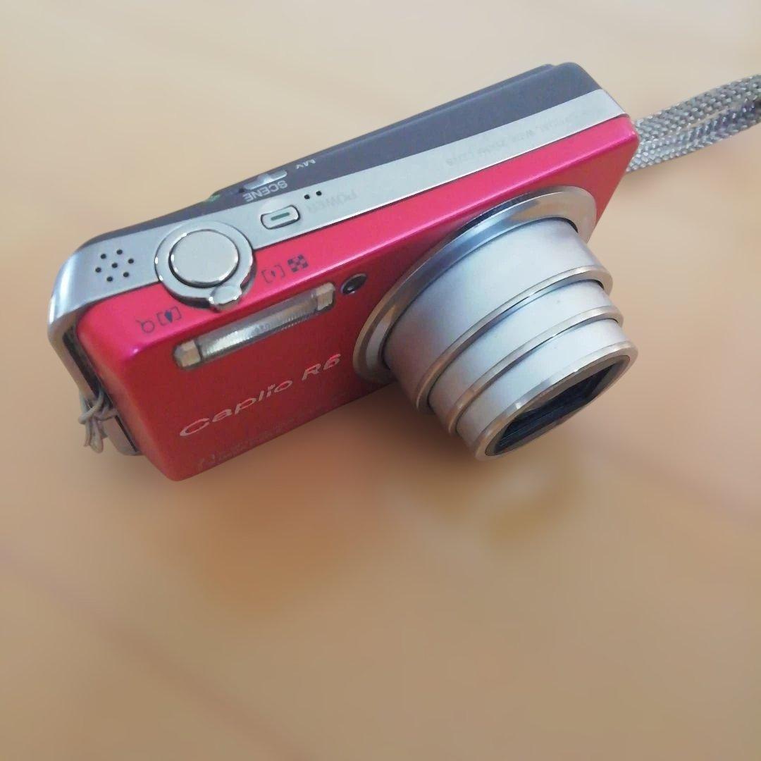 Ricoh Caplio R6 コンパクトデジタルカメラ 赤